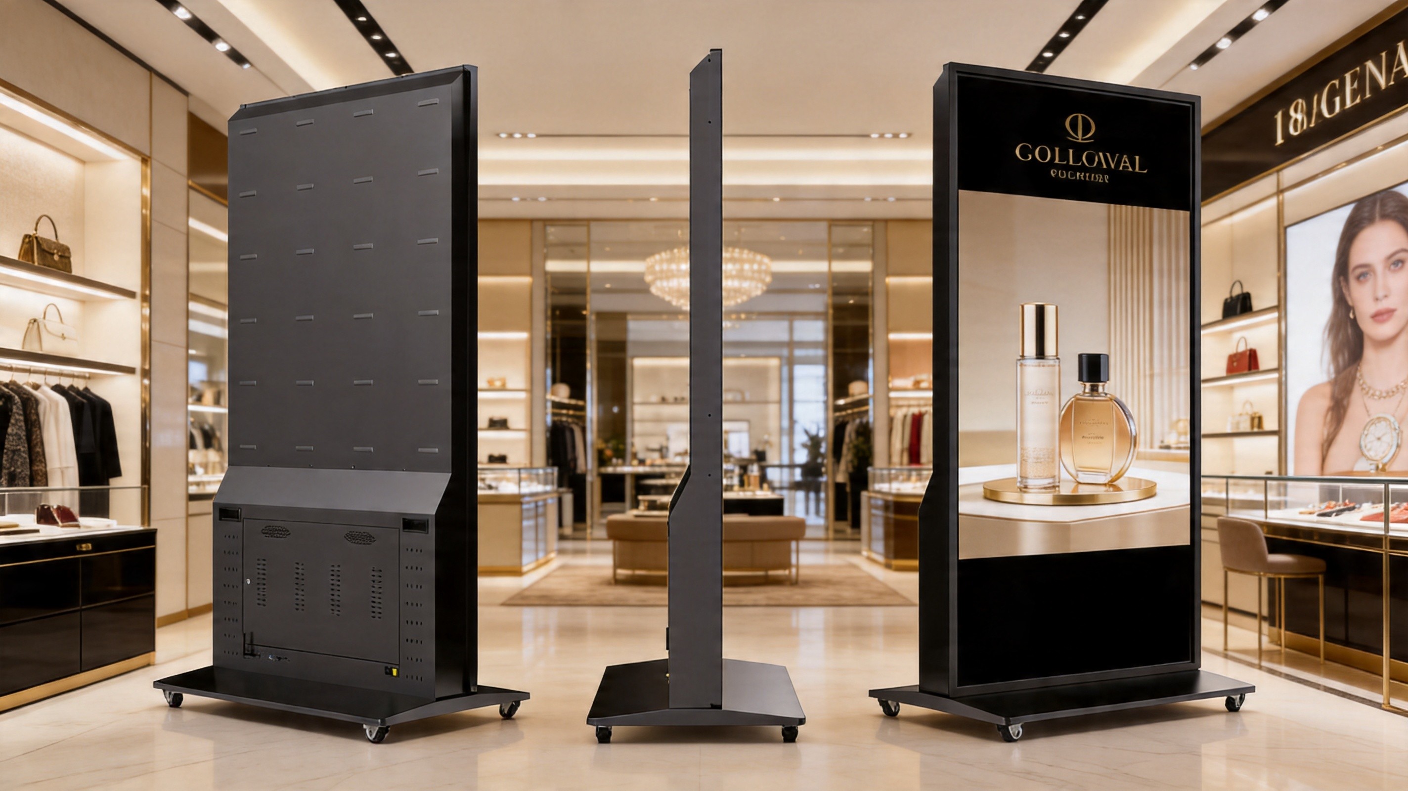 98英寸立式触摸一体机 | 超大屏互动终端 | 品牌旗舰店展示